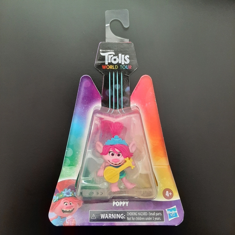 Trolls World Tour Poppy Mini Figure Doll 2.25" DreamWorks NIP - Picture 1 of 7